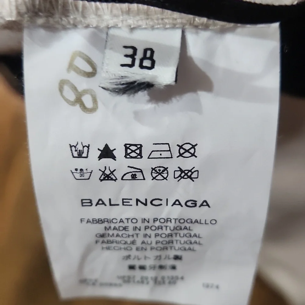 Balenciaga Colorblock Skinny Pants Edgy Rich Mom Old Money Luxury Zipper 38 US 4 - Picture 6 of 9